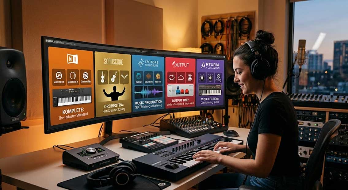 Die besten Software-Bundles für Musikproduktion und Sounddesign