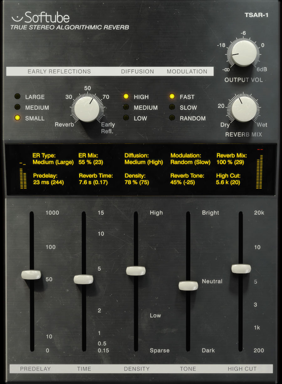 Softube TSAR 1 Reverb