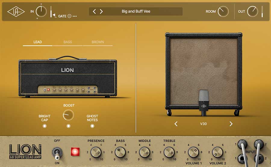 UAD Lion 68 Super Lead Amp 