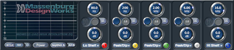 Universal Audio Massenburg MDWEQ5 Parametric EQ