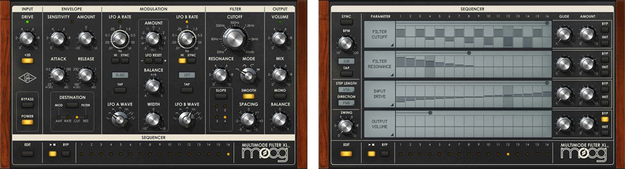 Universal Audio Moog Multimode Filter Collection