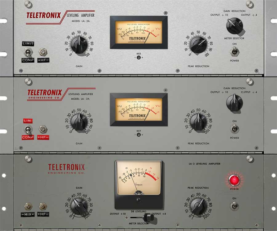 Universal Audio Teletronix LA 2A Leveler Collection