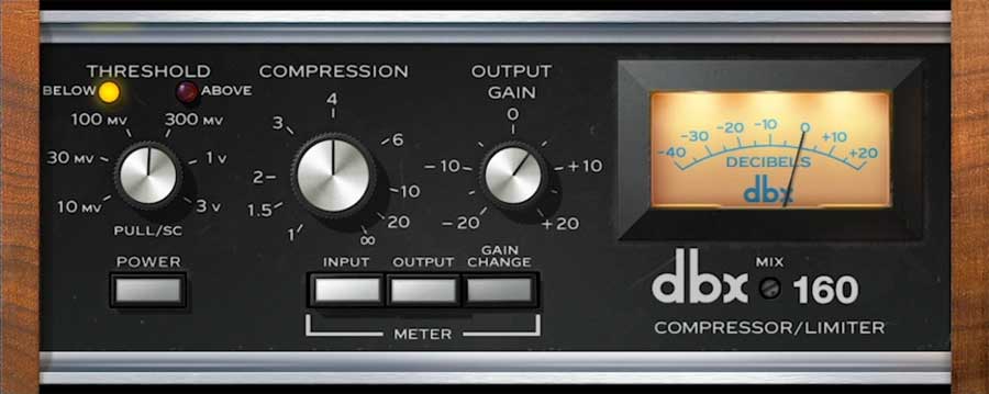 Universal Audio dbx 160VU Compressor Limiter