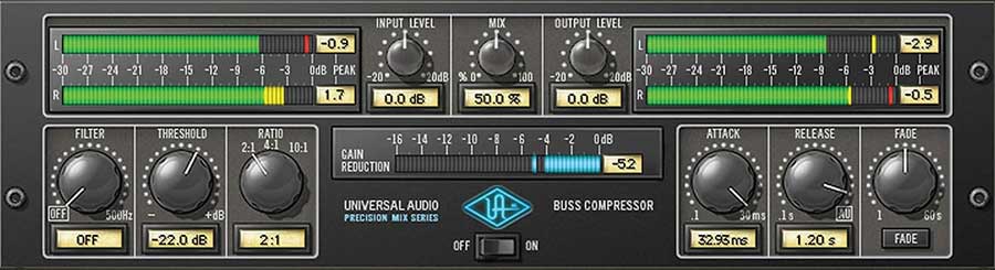 Universal Audio precision Bus Compressor