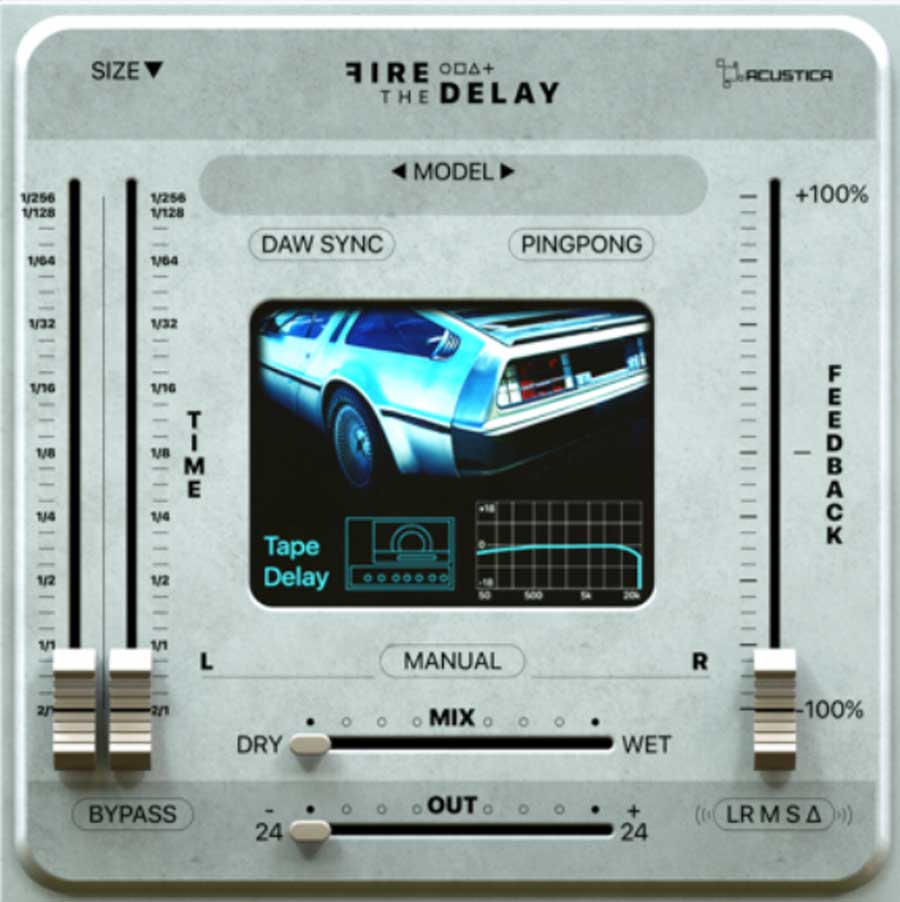 acustica audio fire the delay