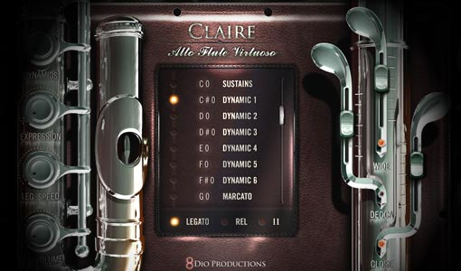 8Dio Claire Alto Flute Virtuoso