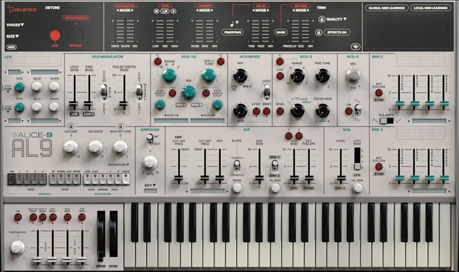 Acustica Audio Alice 9