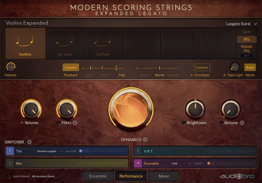 Audiobro Modern Scoring Strings expanded legato