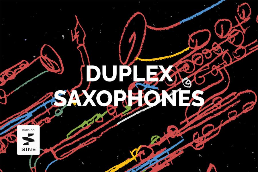 Orchestral Tools Duplex Saxophones Blue Alto Saxophone