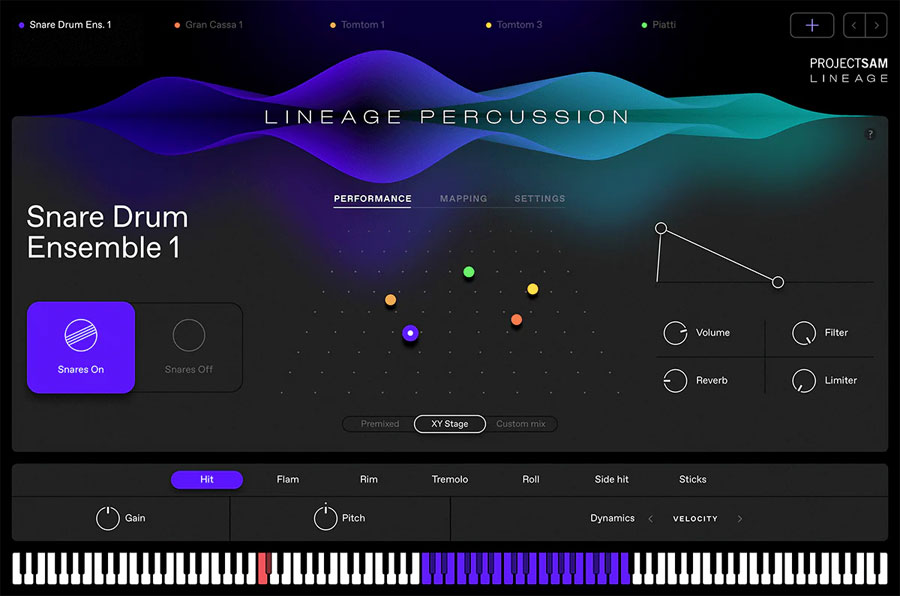ProjectSAM Lineage Percussion Pro