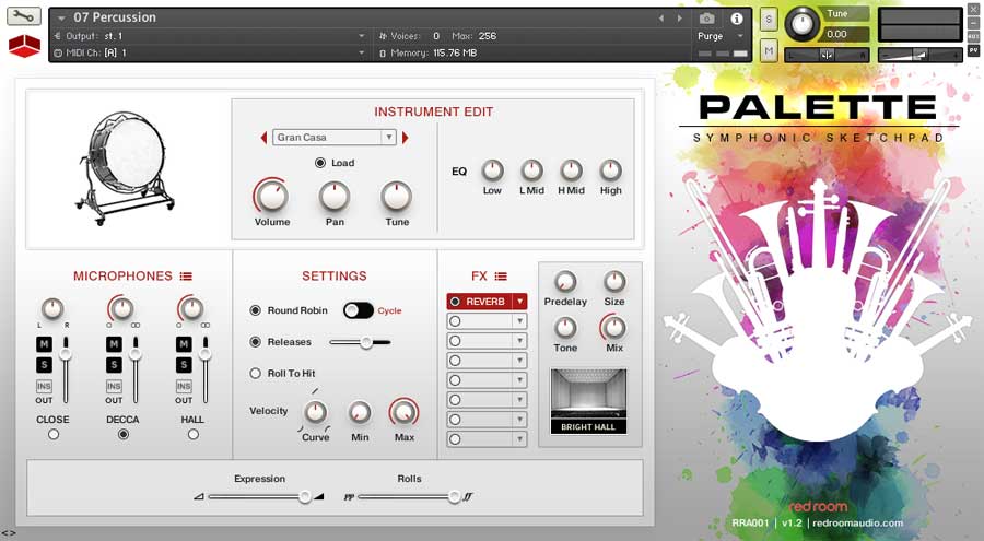 Red Room Audio PaletteSymphonic Sketchpad
