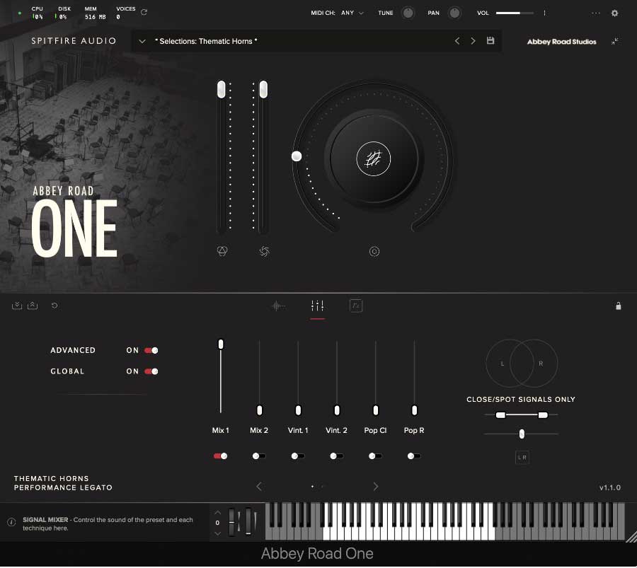 Spitfire Audio Abbey Road One Thematic Horns