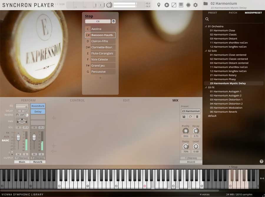 VSL Studio Special Keyboards