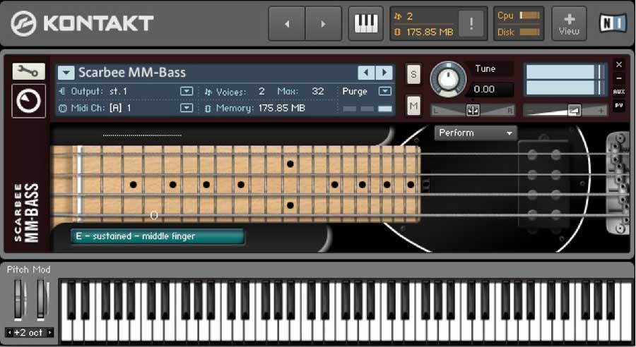 native instruments Scarbee MM Bass