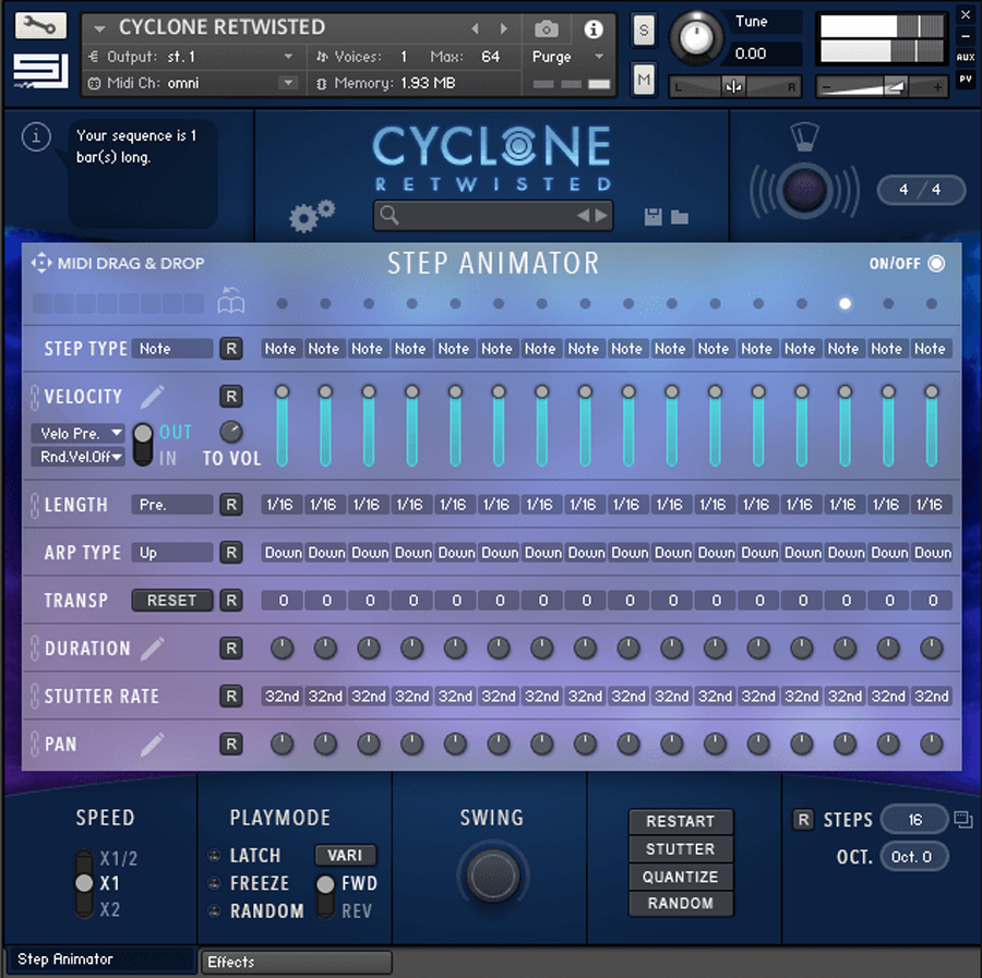sample logic Cyclone
